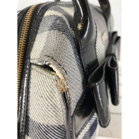 KATE SPADE WOOL PLAID WOMENS LARGE CROSSBODY BAG - Picture 11 of 16